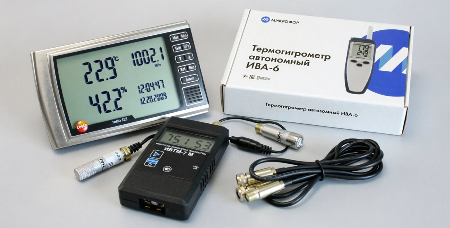 Средства измерений условий окружающей среды - под контролем! Средства измерений условий окружающей среды - под контролем!